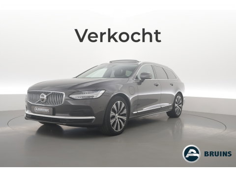 Volvo V90 2.0 T6 Plug-in hybrid AWD Ultimate Bright | Long Range | Pano | 360 Cam | Stoel ventilatie | ACC | Blis | H&K Audio |