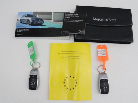 Mercedes-Benz C-Klasse Estate 300 e Business Solution AMG Limited d | SOH 88,2% | Leder/alcantara | Cruise control | Lane assist | Elektrische achterklep | 360 camera | Park assist | Carplay | Sfeerverlichting
