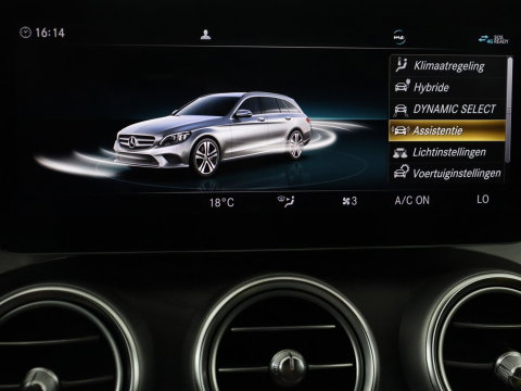 Mercedes-Benz C-Klasse Estate 300 e Business Solution AMG Limited d | SOH 88,2% | Leder/alcantara | Cruise control | Lane assist | Elektrische achterklep | 360 camera | Park assist | Carplay | Sfeerverlichting