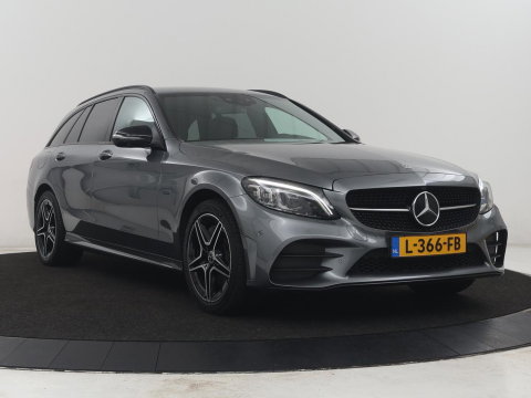 Mercedes-Benz C-Klasse Estate 300 e Business Solution AMG Limited d | SOH 88,2% | Leder/alcantara | Cruise control | Lane assist | Elektrische achterklep | 360 camera | Park assist | Carplay | Sfeerverlichting