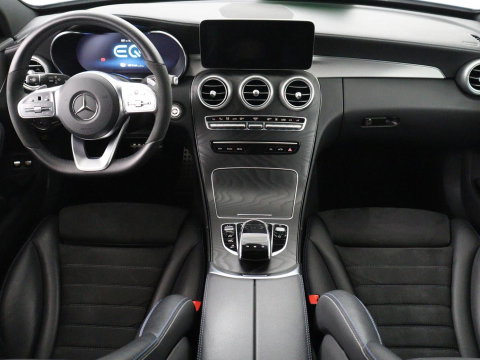 Mercedes-Benz C-Klasse Estate 300 e Business Solution AMG Limited d | SOH 88,2% | Leder/alcantara | Cruise control | Lane assist | Elektrische achterklep | 360 camera | Park assist | Carplay | Sfeerverlichting
