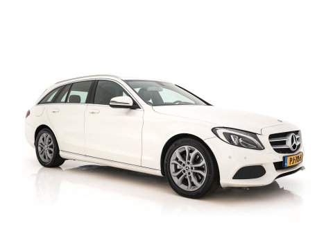 Mercedes-Benz C-Klasse Estate 200 CDI Business Solution Aut. *FULL-LED | LEATHER-FABRIC |  NAVI-FULLMAP | CAMERA | HEATED-SPORTSEATS | SHIFTPADDLES | CRUISE | KEYLESS | TOWBAR | 17''ALU*