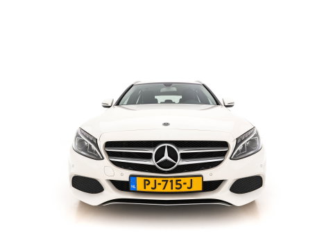 Mercedes-Benz C-Klasse Estate 200 CDI Business Solution Aut. *FULL-LED | LEATHER-FABRIC |  NAVI-FULLMAP | CAMERA | HEATED-SPORTSEATS | SHIFTPADDLES | CRUISE | KEYLESS | TOWBAR | 17''ALU*