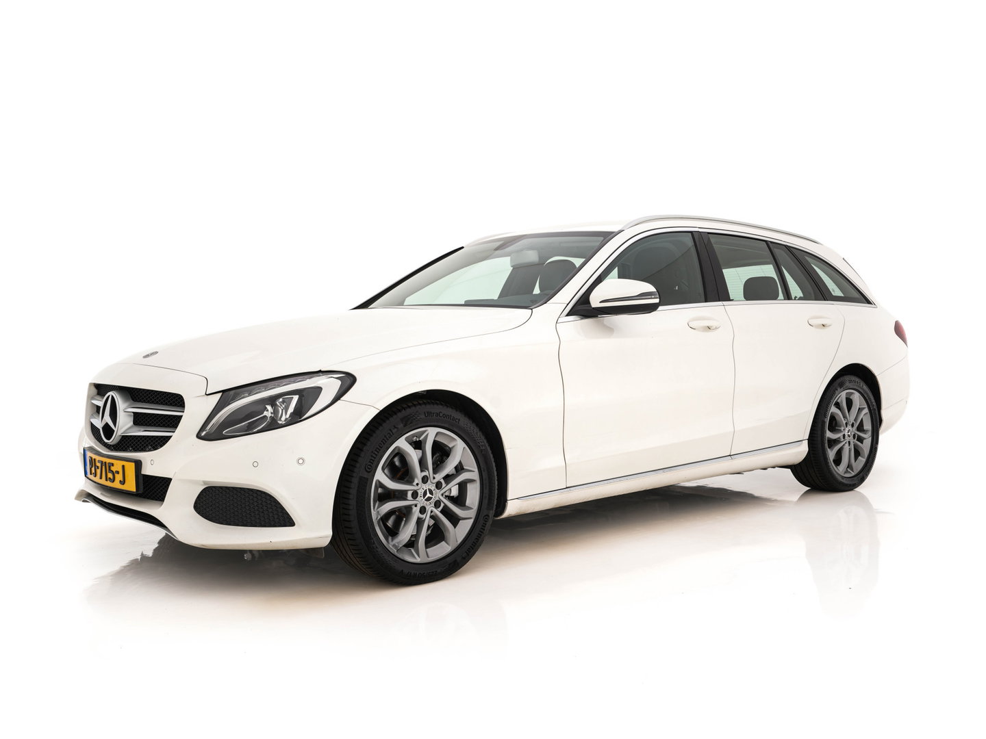 Mercedes-Benz C-Klasse Estate 200 CDI Business Solution Aut. *FULL-LED | LEATHER-FABRIC |  NAVI-FULLMAP | CAMERA | HEATED-SPORTSEATS | SHIFTPADDLES | CRUISE | KEYLESS | TOWBAR | 17''ALU*
