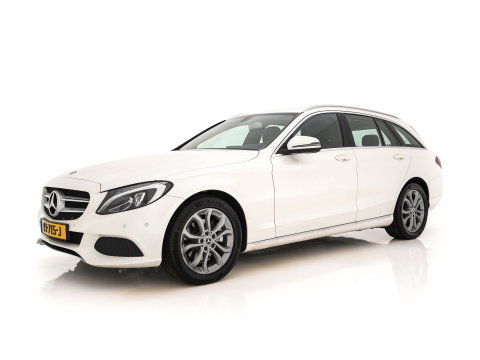 Mercedes-Benz C-Klasse Estate 200 CDI Business Solution Aut. *FULL-LED | LEATHER-FABRIC |  NAVI-FULLMAP | CAMERA | HEATED-SPORTSEATS | SHIFTPADDLES | CRUISE | KEYLESS | TOWBAR | 17''ALU*