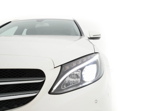 Mercedes-Benz C-Klasse Estate 200 CDI Business Solution Aut. *FULL-LED | LEATHER-FABRIC |  NAVI-FULLMAP | CAMERA | HEATED-SPORTSEATS | SHIFTPADDLES | CRUISE | KEYLESS | TOWBAR | 17''ALU*