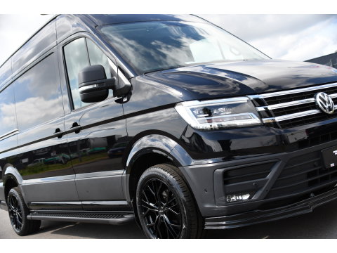 Volkswagen Crafter 35 2.0 TDI L3H3 Black Edition Full options! Adaptieve Cruise, Camera, Carplay, LED, Standkachel, Stoelverwarming, Dodehoek, Massagestoel, Automaat, Uniek!