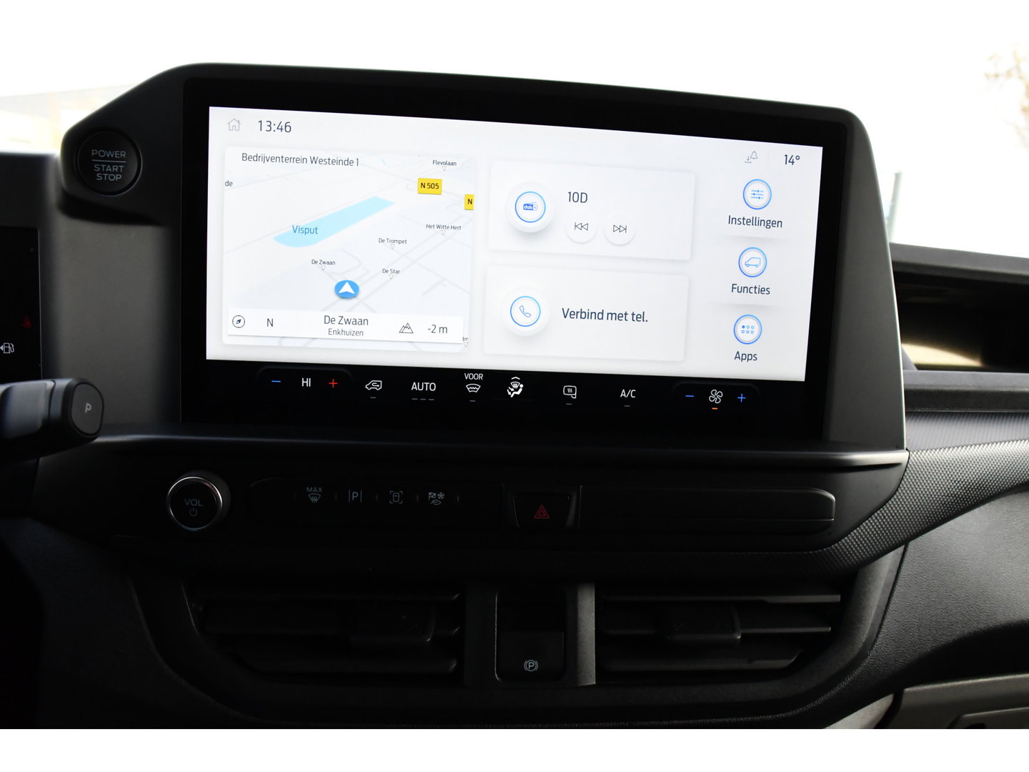 Ford Transit Custom 300 2.0 TDCI L1H1 Black Edition Virtual, Cruise, Carplay, Camera, LED, Automaat, 136pk, Stoelverwarming, Multimedia, Uniek!