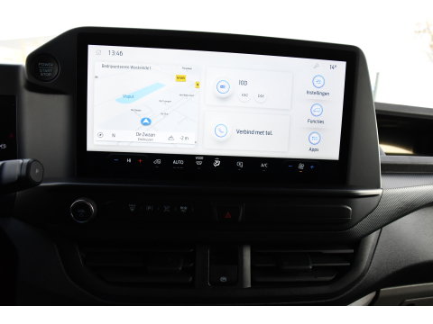 Ford Transit Custom 300 2.0 TDCI L1H1 Black Edition Virtual, Cruise, Carplay, Camera, LED, Automaat, 136pk, Stoelverwarming, Multimedia, Uniek!