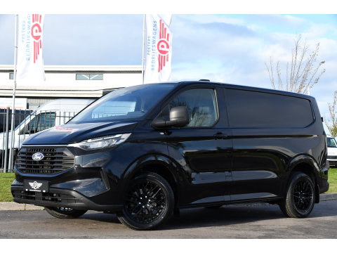 Ford Transit Custom 300 2.0 TDCI L1H1 Black Edition Virtual, Cruise, Carplay, Camera, LED, Automaat, 136pk, Stoelverwarming, Multimedia, Uniek!