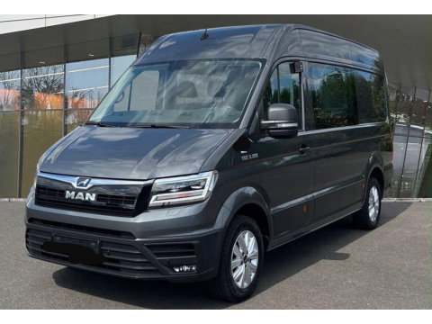 MAN TGE 3.180 35 2.0 L3H3 DC PB Edition Camera, Cruise, Carplay, LED, Automaat, Stoelverwarming, Leder, Trekhaak, Sensoren, Uniek!