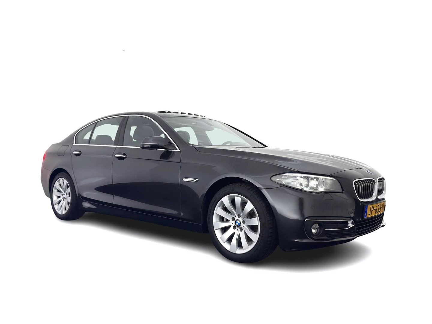 BMW 5 Serie 518d Luxury-Line High Executive Aut. *PANO | LEATHER | BI-XENON | NAVI-FULLMAP | HEATED-COMFORTSEATS | HIFI-SOUND | CAMERA | ECC | PDC | CRUISE | 18''ALU*