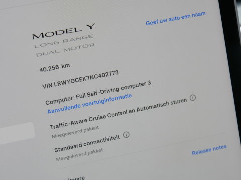 Tesla Model Y 75kWh AWD LONG RANGE/ ELEKT. KLEP/ PREMIUM AUDIO/ SOH 94%/ NL-AUTO 1STE EIGENAAR