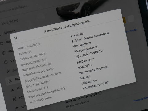 Tesla Model Y 75kWh AWD LONG RANGE/ ELEKT. KLEP/ PREMIUM AUDIO/ SOH 94%/ NL-AUTO 1STE EIGENAAR