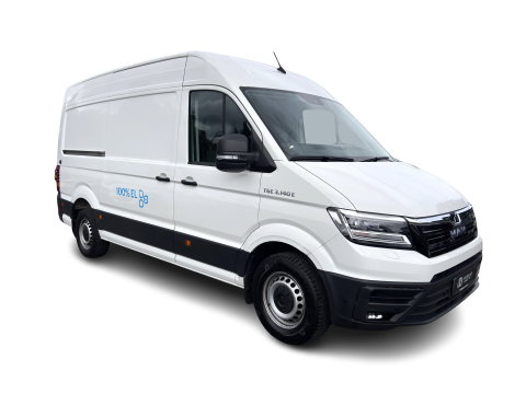 MAN eTGE Basis 36 kWh L3 H3 (2-FASE) {Soh-88%} Aut. *HEATPUMP | NAVI-FULLMAP | AIRCO | CRUISE | 3-PERS | CAMERA | HEATED-ERGO-SEATS | PDC | DAB | WIFI | FULL-LED | CCS-FASTLOADER*