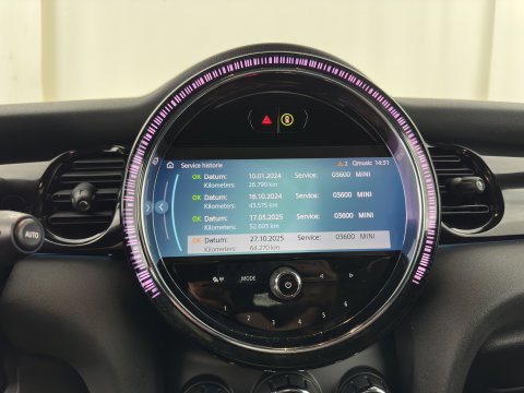 MINI 3-deurs 1.5 One Business Edition (INCL.BTW) Aut. *LEATHER-FABRIC | FULL-LED | NAVI-FULLMAP | SPORT-SEATS | AMBIENT-LIGHT | DIGI-COCKPIT | PRIVACY-GLASS | DAB+ | ECC | PDC | CRUISE | 16''ALU*