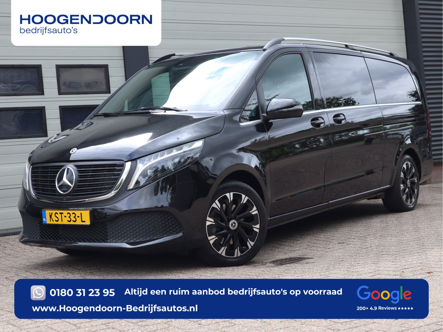 Mercedes-Benz EQV 300 90kWh L3 Extra lang - 8 Persoons - ACC - elc. Schuif - Camera 360