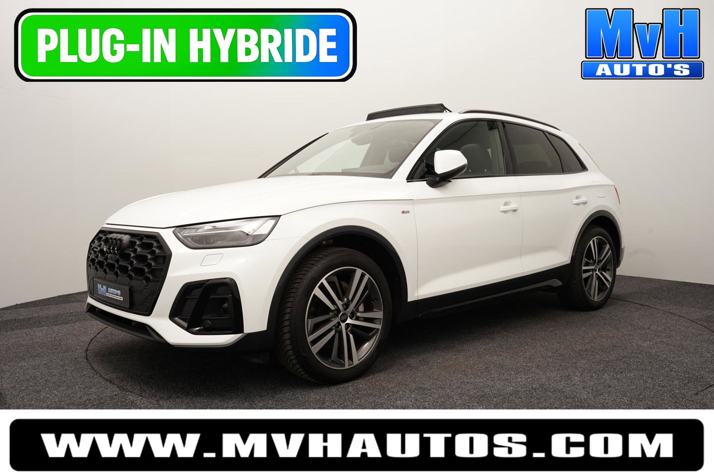 Audi Q5 50 TFSI e S Ed.|LUCHTVERING|RS-ZETELS|MATRIX|PANO|SOH86%