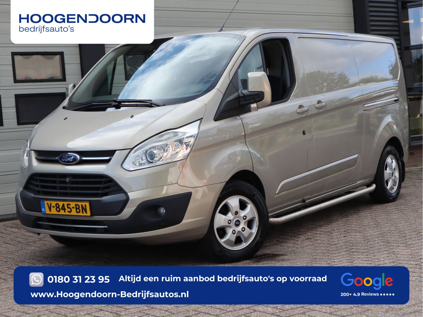 Ford Transit Custom 2.0 TDCI 131pk - L2 Lang - 2x Schuifdeur - Trekhaak - Camera