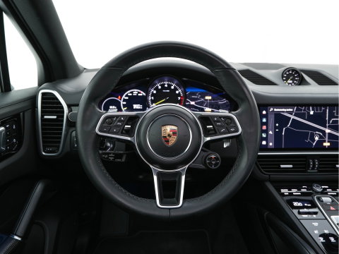 Porsche Cayenne 3.0 E-Hybrid (Plug-in) {SoH-100%} (INCL.BTW) *PANO | LEATHER | FULL-LED | SPORT-CHRONO | MEMORY-PACK | BOSE-SOUND | TOP-VIEW | HEATED-COMFORTSEATS | NAVI-FULLAMP | PRIVACY-GLASS | SHIFT-PADDLES | 22''ALU | TOWBAR*
