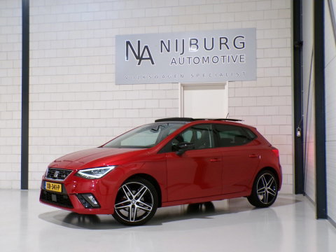 SEAT Ibiza 1.0 TSI FR Business Intense "Origineel NL!" Pano Apple-Carplay Beats Full-LED Camera Parkeersensoren Keyless 18"Velgen