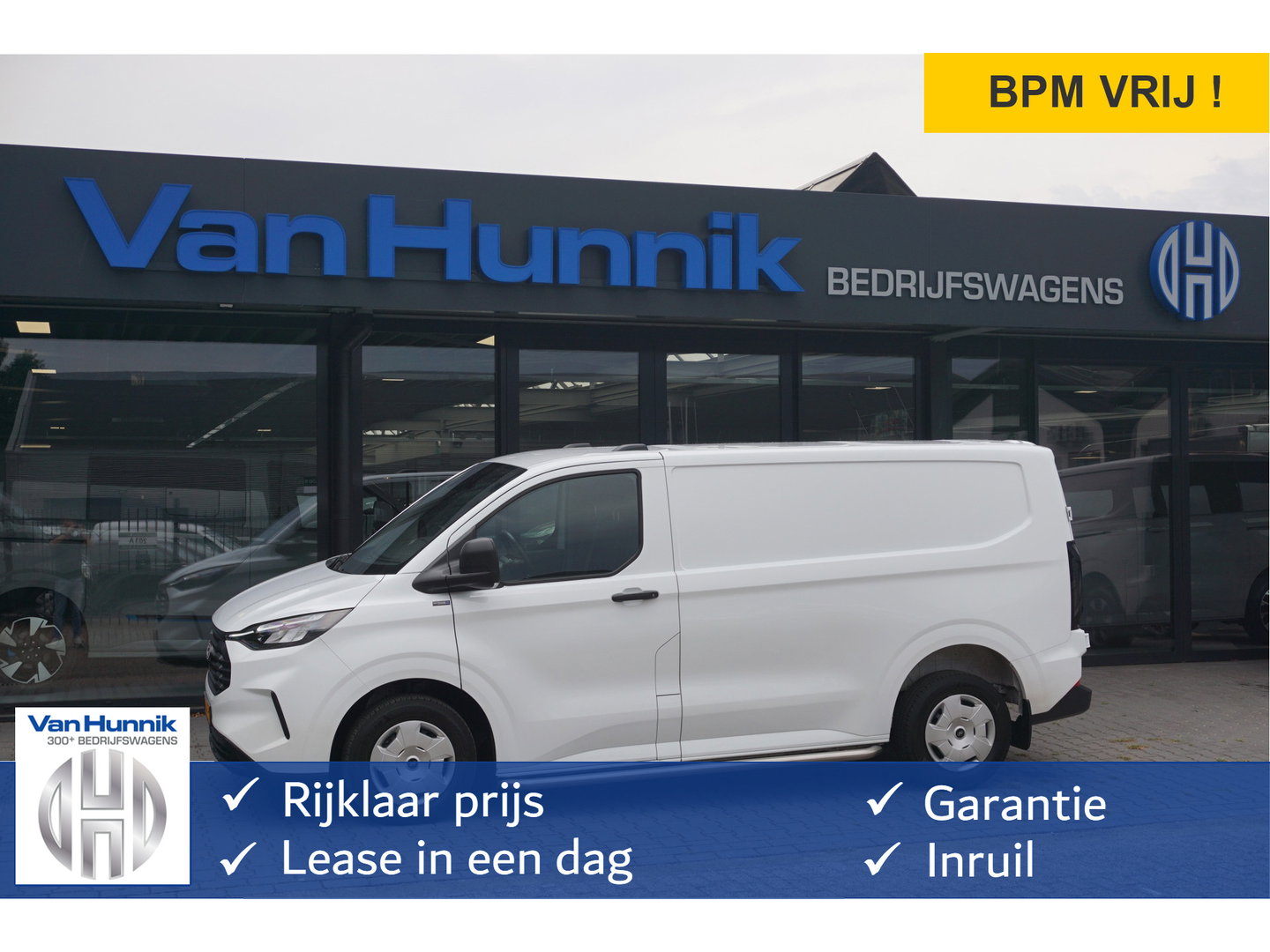 Ford Transit Custom 300S 130PK Trend Automaat BPM VRIJ Navi, Adap, Cruise, Trekhaak, 2740KG Trekgewicht!! NR. AR01*
