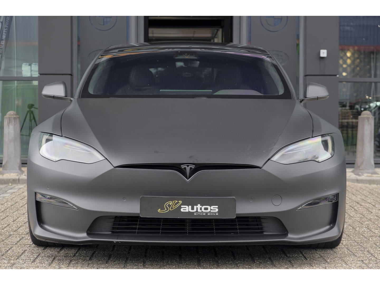 Tesla Model S Plaid 1020pk Yoke stuur FSD *BTW* *SOH 87%* Panoramadak Full Self Drive NLauto 21' LMV