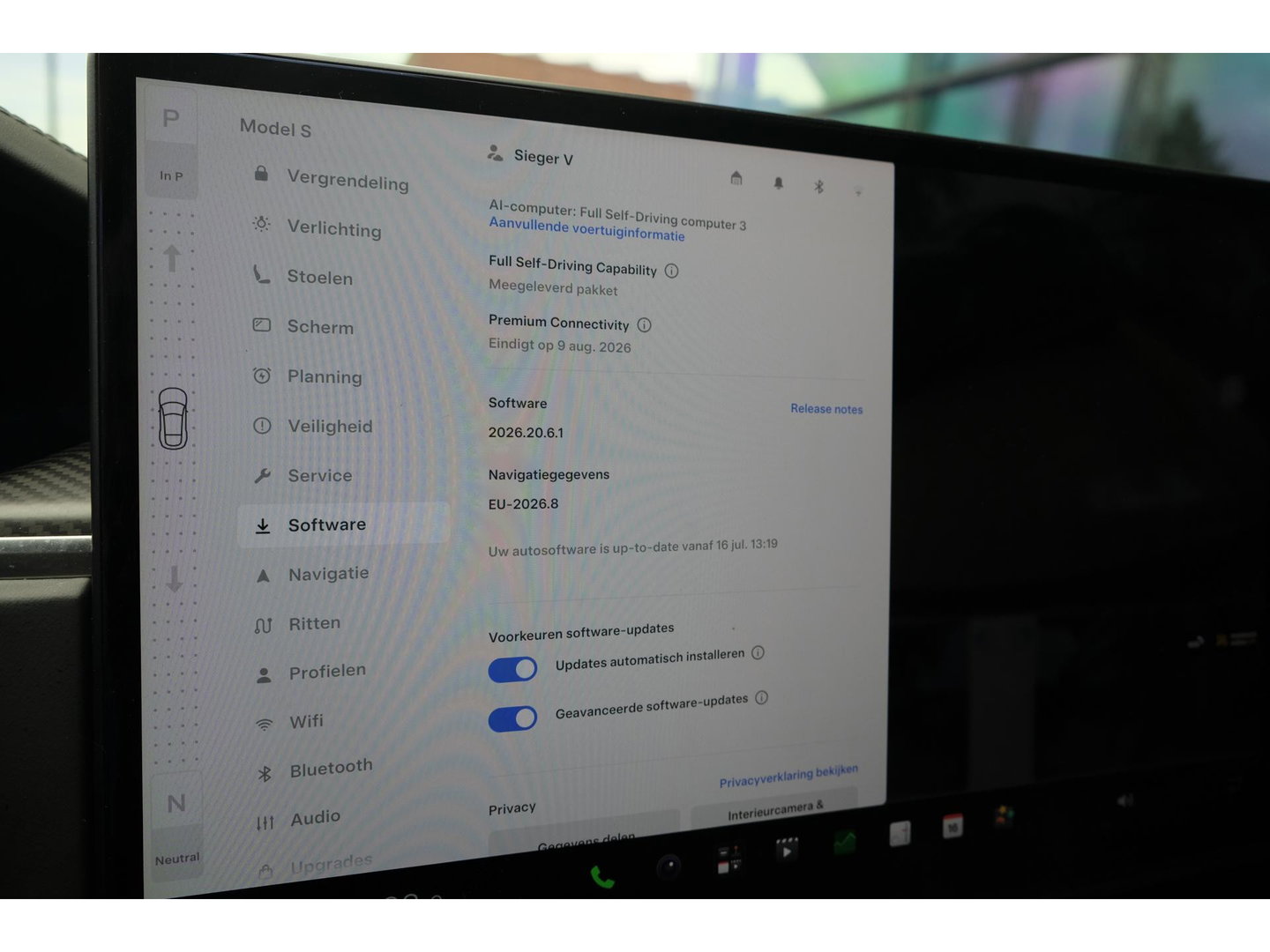 Tesla Model S Plaid 1020pk Yoke stuur FSD *BTW* *SOH 87%* Panoramadak Full Self Drive NLauto 21' LMV