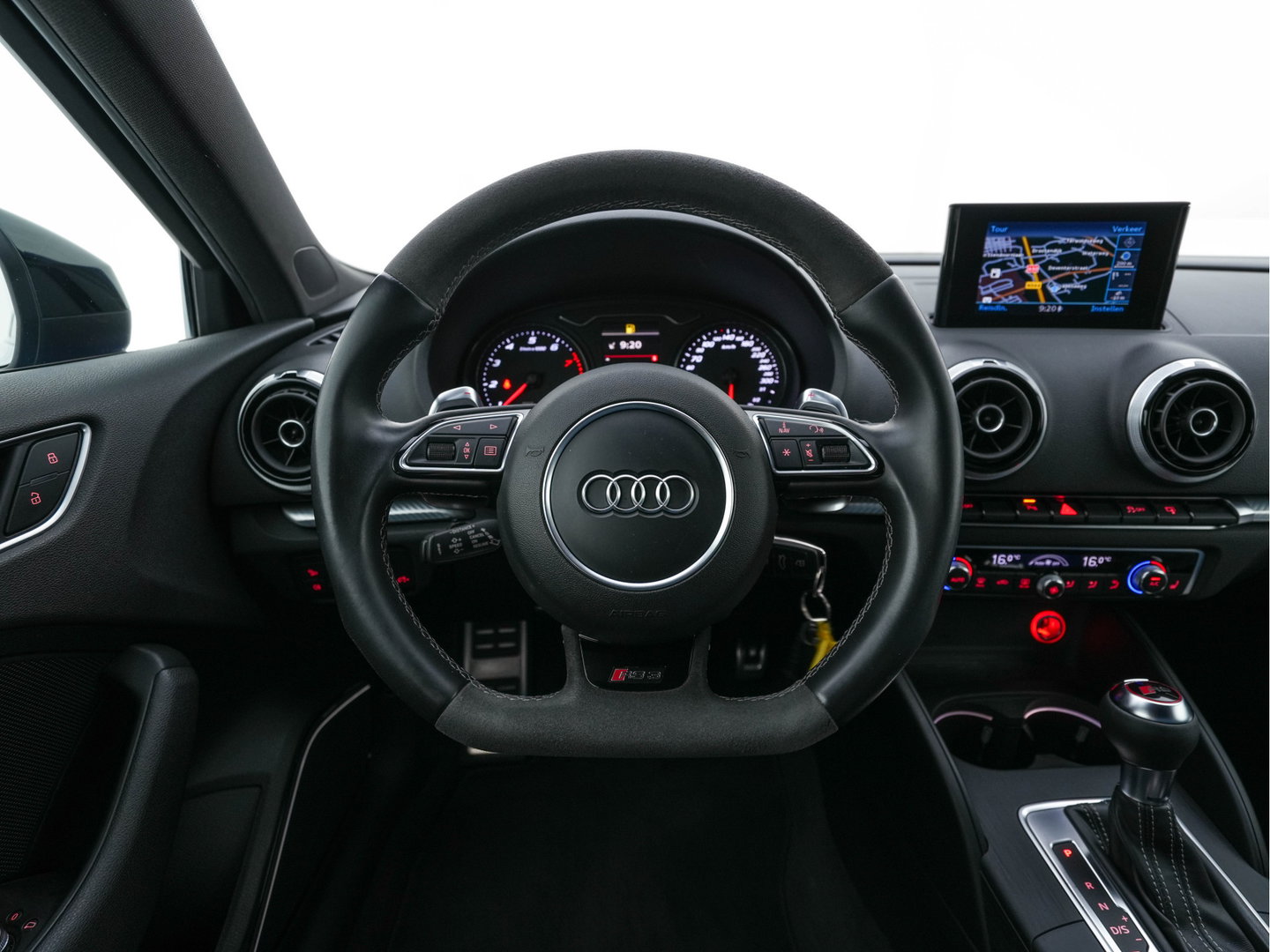 Audi RS3 Sportback 2.5 TFSI Quattro Pro Line Plus Black Optic Package (INCL-BTW) *MILLTEK-EXHAUST | ADAPTIVE-CRUISE | HEATED-SPORTSEATS | BANG&OLUFSEN | LEATHER | FULL-LED | NAVI-FULLMAP | PRIVACY-GLASS | SHIFTPADDLES | ECC | PDC | 19''ALU*