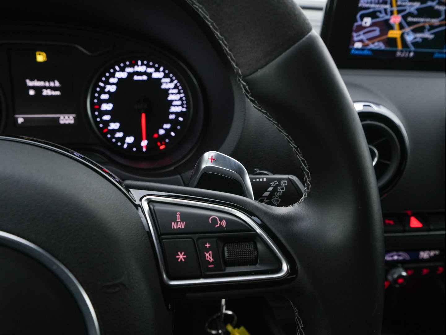 Audi RS3 Sportback 2.5 TFSI Quattro Pro Line Plus Black Optic Package (INCL-BTW) *MILLTEK-EXHAUST | ADAPTIVE-CRUISE | HEATED-SPORTSEATS | BANG&OLUFSEN | LEATHER | FULL-LED | NAVI-FULLMAP | PRIVACY-GLASS | SHIFTPADDLES | ECC | PDC | 19''ALU*