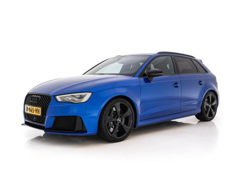 Audi RS3 Sportback 2.5 TFSI Quattro Pro Line Plus Black Optic Package (INCL-BTW) *MILLTEK-EXHAUST | ADAPTIVE-CRUISE | HEATED-SPORTSEATS | BANG&OLUFSEN | LEATHER | FULL-LED | NAVI-FULLMAP | PRIVACY-GLASS | SHIFTPADDLES | ECC | PDC | 19''ALU*