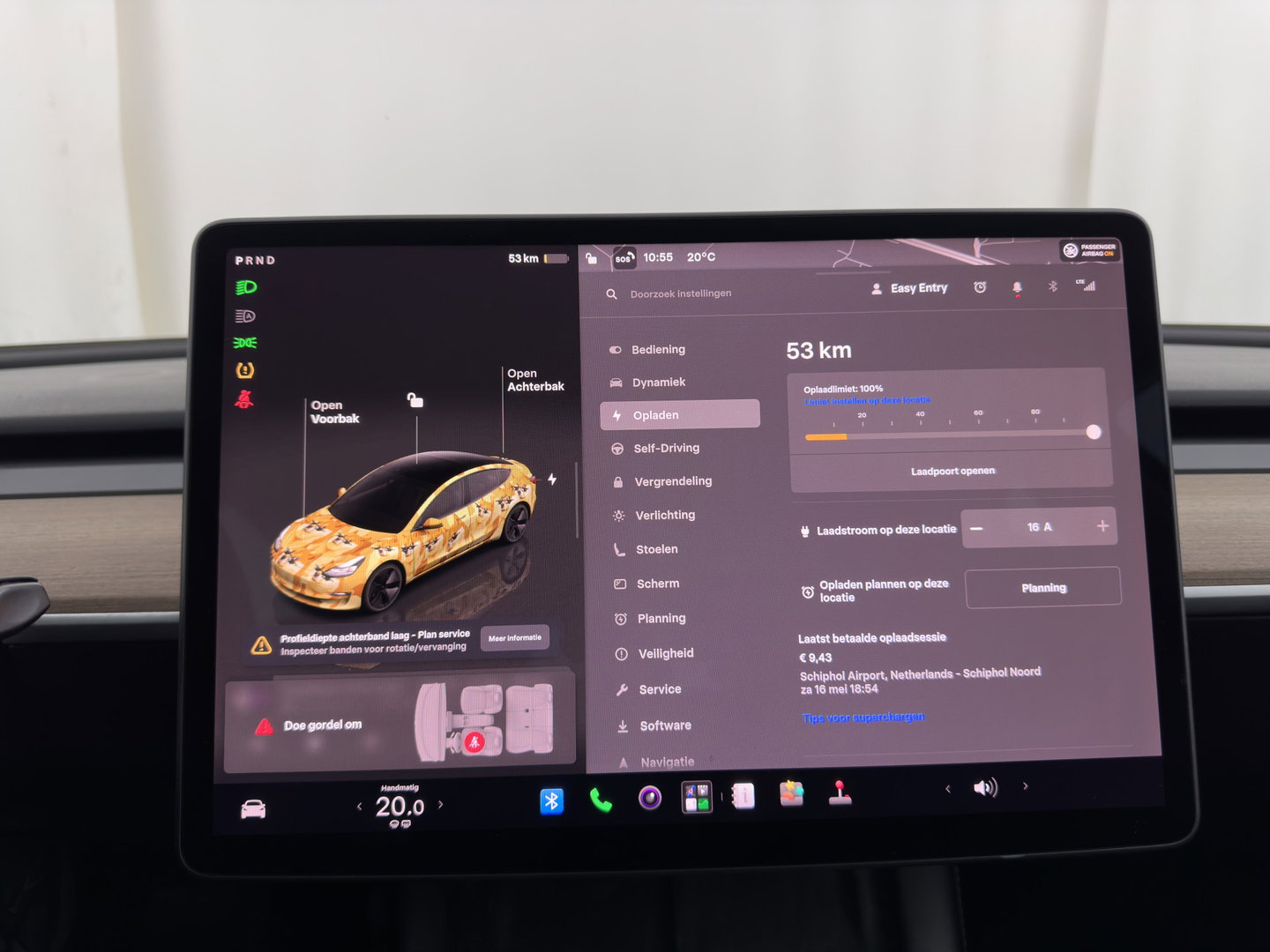 Tesla Model 3 RWD 60 kWh [3-Fase-11kW] {SoH-88%} (INCL-BTW) Aut. *PANO | AUTOPILOT | LEATHER | KEYLESS | FULL-LED | MEMORY-PACK | TOPVIEW | DAB | CARPLAY | DIGI-COCKPIT | LANE-ASSIST | HEATED-COMFORTSEATS | 18"ALU*