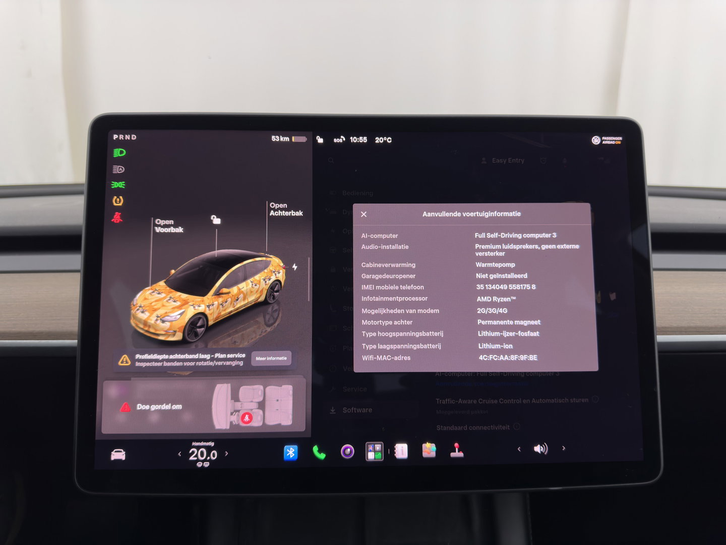 Tesla Model 3 RWD 60 kWh [3-Fase-11kW] {SoH-88%} (INCL-BTW) Aut. *PANO | AUTOPILOT | LEATHER | KEYLESS | FULL-LED | MEMORY-PACK | TOPVIEW | DAB | CARPLAY | DIGI-COCKPIT | LANE-ASSIST | HEATED-COMFORTSEATS | 18"ALU*