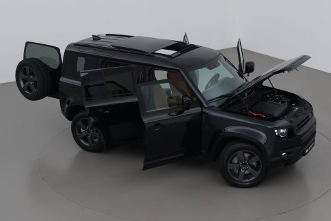 Land Rover Defender 2.0 P300e 110 X-Dynamic HSE | Luchtvering | Stoelventilatie | Panoramadak | Trekhaak | 360° Camera | Head-Up | ACC