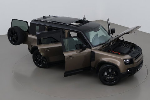 Land Rover Defender 2.0 P300e 110 X-Dynamic HSE | FACELIFT | ClearSight | Meridian Surround | Head-Up | ACC | Panoramadak | Trekhaak