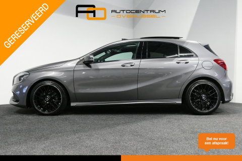 Mercedes-Benz A-Klasse 200 AMG Line / A45 AMG Diffuser / Panamericana Grille / Panoramadak / Carbon interieurdelen / Stoelverwarming / LED High Performance / Cruise Control / 18'' LMV / Agility Control / PDC V+A