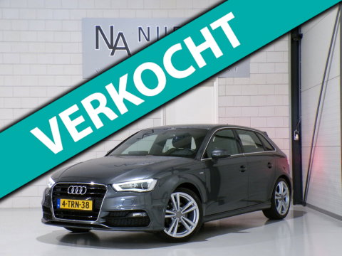 Audi A3 Sportback 1.4 TFSI CoD 140PK S-Line "Origineel NL!" Automaat! 2x S-Line Xenon-LED Sportstoelen Navigatie Bluetooth 18"Velg