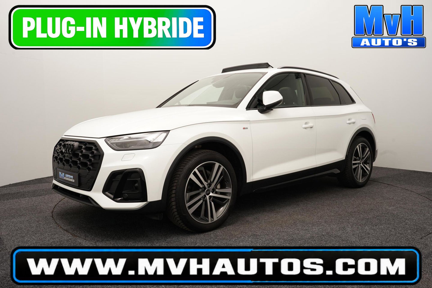Audi Q5 50 TFSI e S Ed.|LUCHTVERING|RS-ZETELS|MATRIX|PANO|SOH86%