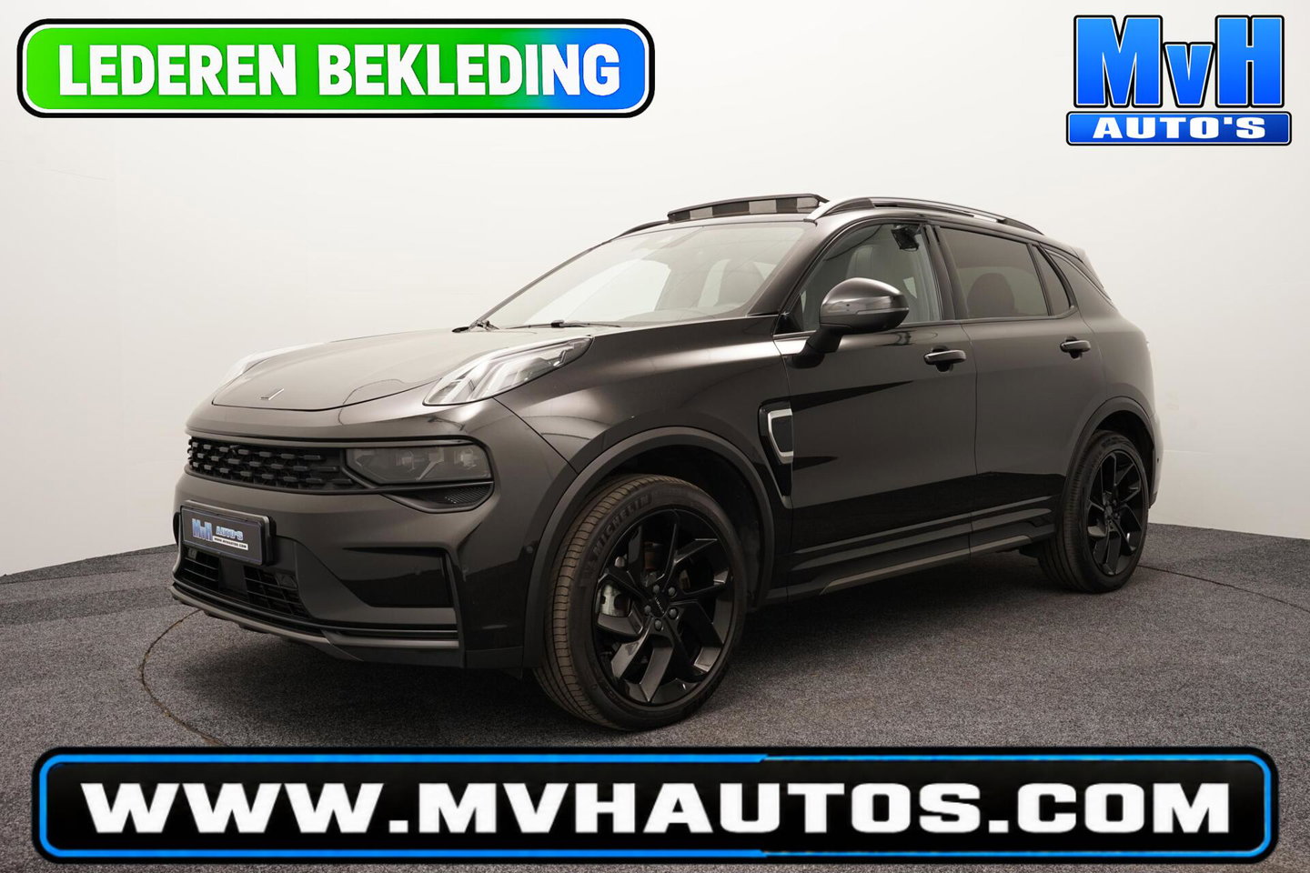 Lynk & Co 01 1.5 PHEV|FULL BLACK XL|ZWARTE.HEMEL|LEER|PANO