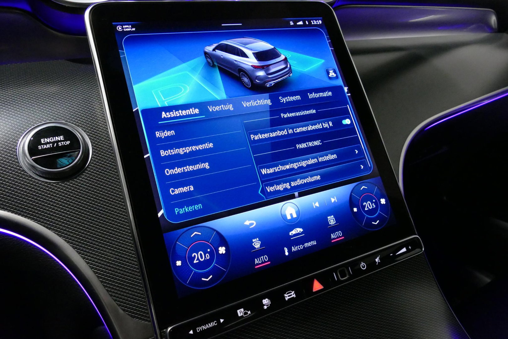 Mercedes-Benz GLC 300e 4MATIC AMG Line / GLC63s AMG diffuser / Panamericana Grille / Achterasbesturing / Panoramadak / Luchtvering / Elektr. verstelbare stoelen (memory) / Burmester 3D Surround Sound / Digital Light (laser) / HUD / Rondomzichtcamera / Apple Carplay - Andro