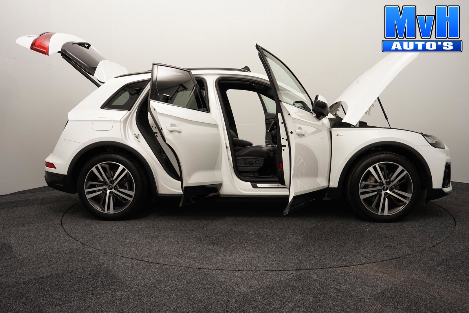Audi Q5 50 TFSI e S Ed.|LUCHTVERING|RS-ZETELS|MATRIX|PANO|SOH86%