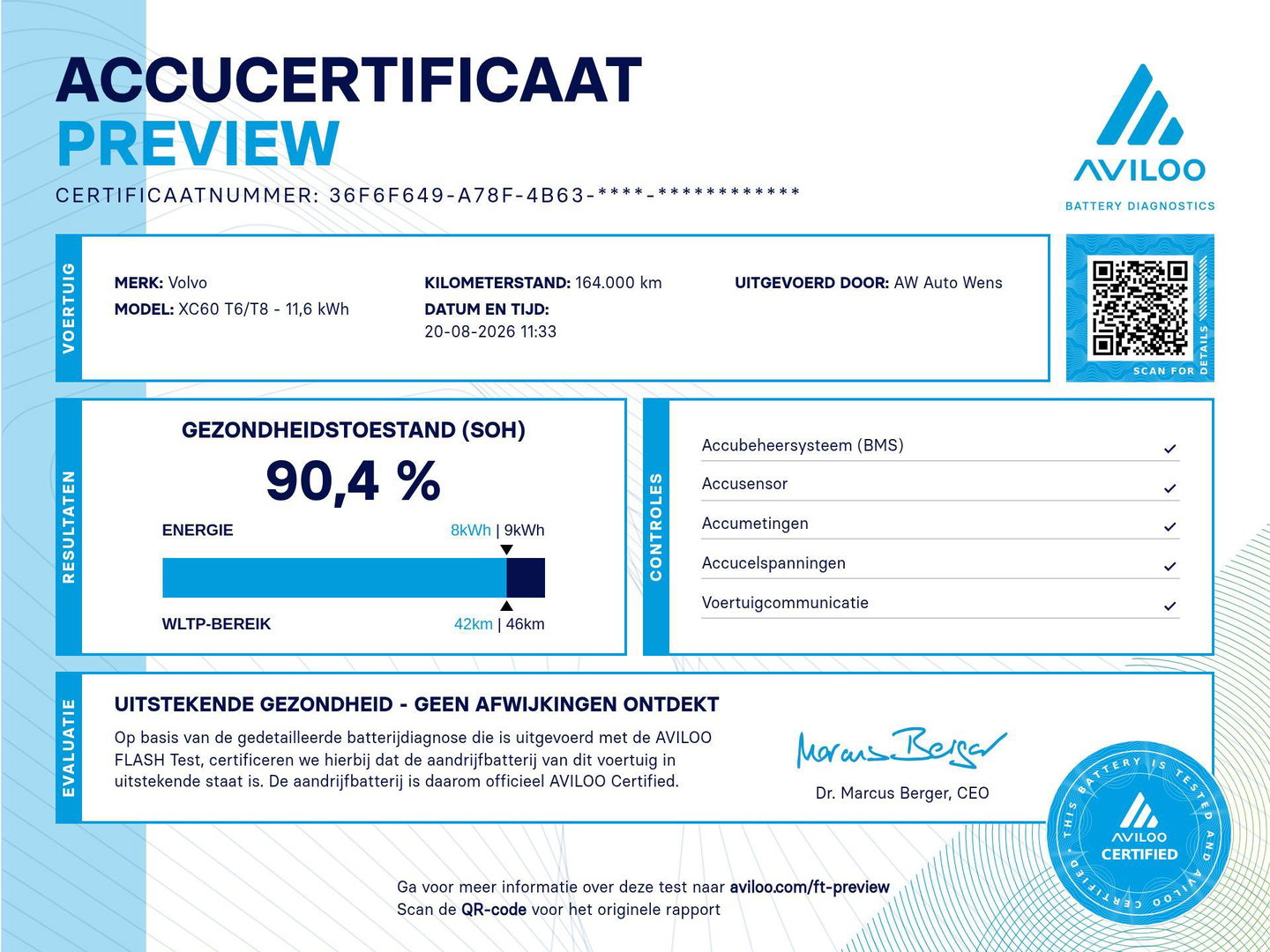 Volvo XC60 T6 Recharge AWD R-Design SOH 90,4% Leder Pano BLIS Harman Kardon