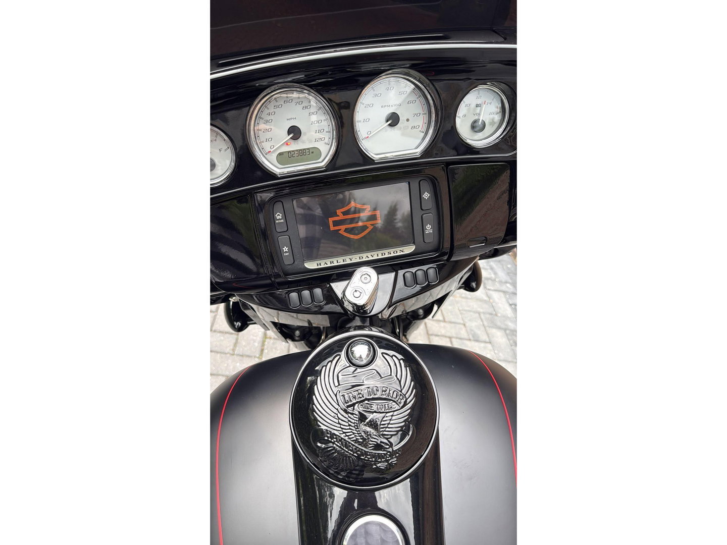 Harley Davidson 103 FLHX Street Glide 21INCH APE Mat Zwart Blackout Streetglide