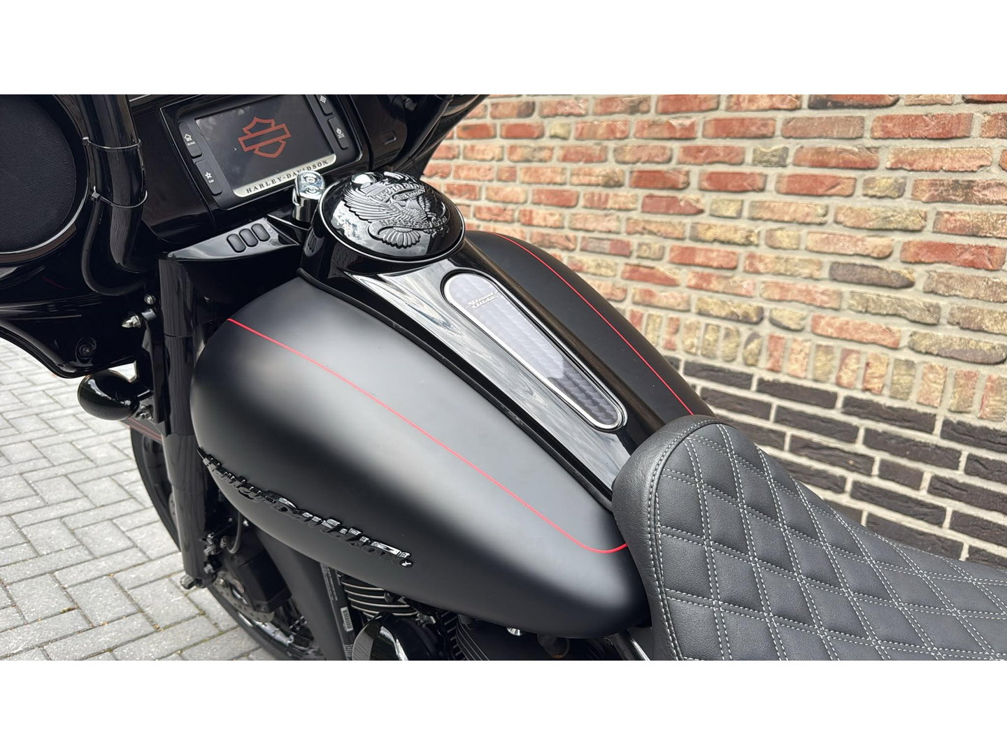 Harley Davidson 103 FLHX Street Glide 21INCH APE Mat Zwart Blackout Streetglide