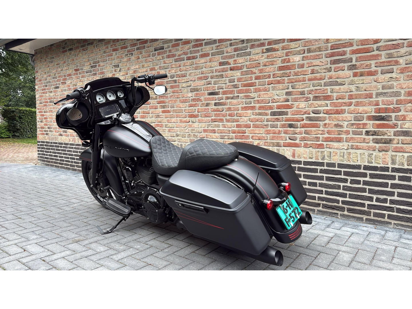 Harley Davidson 103 FLHX Street Glide 21INCH APE Mat Zwart Blackout Streetglide