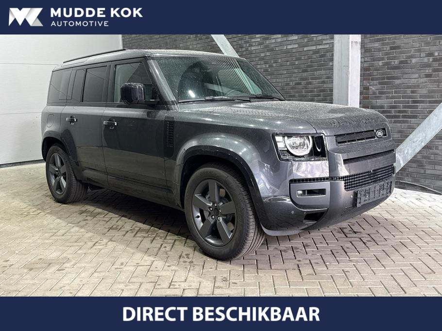 Land Rover Defender 110 P300e X-Dynamic HSE | Luchtvering | Stoelventilatie | Trekhaak | 360° Camera | Meridian | Stoel+Stuurverwarming | ACC