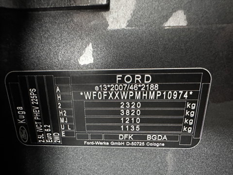 Ford Kuga 2.5 PHEV ST-Line (INCL-BTW) Aut. *DIGI-COCKPIT | ADAPTIVE-CRUISE | BLINDSPOT | FULL-LED | KEYLESS | DAB | CARPLAY | NAVI-FULLMAP | HEATED-SPORTSEATS | PRIVACY-GLASS | 18"ALU*
