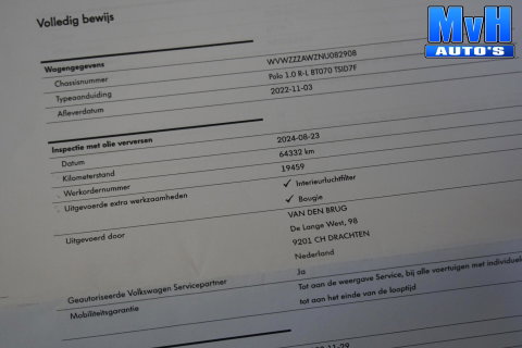 Volkswagen Polo 1.0 TSI R-Line|DSG|ACC|CAMERA|STOELVERW|NAP