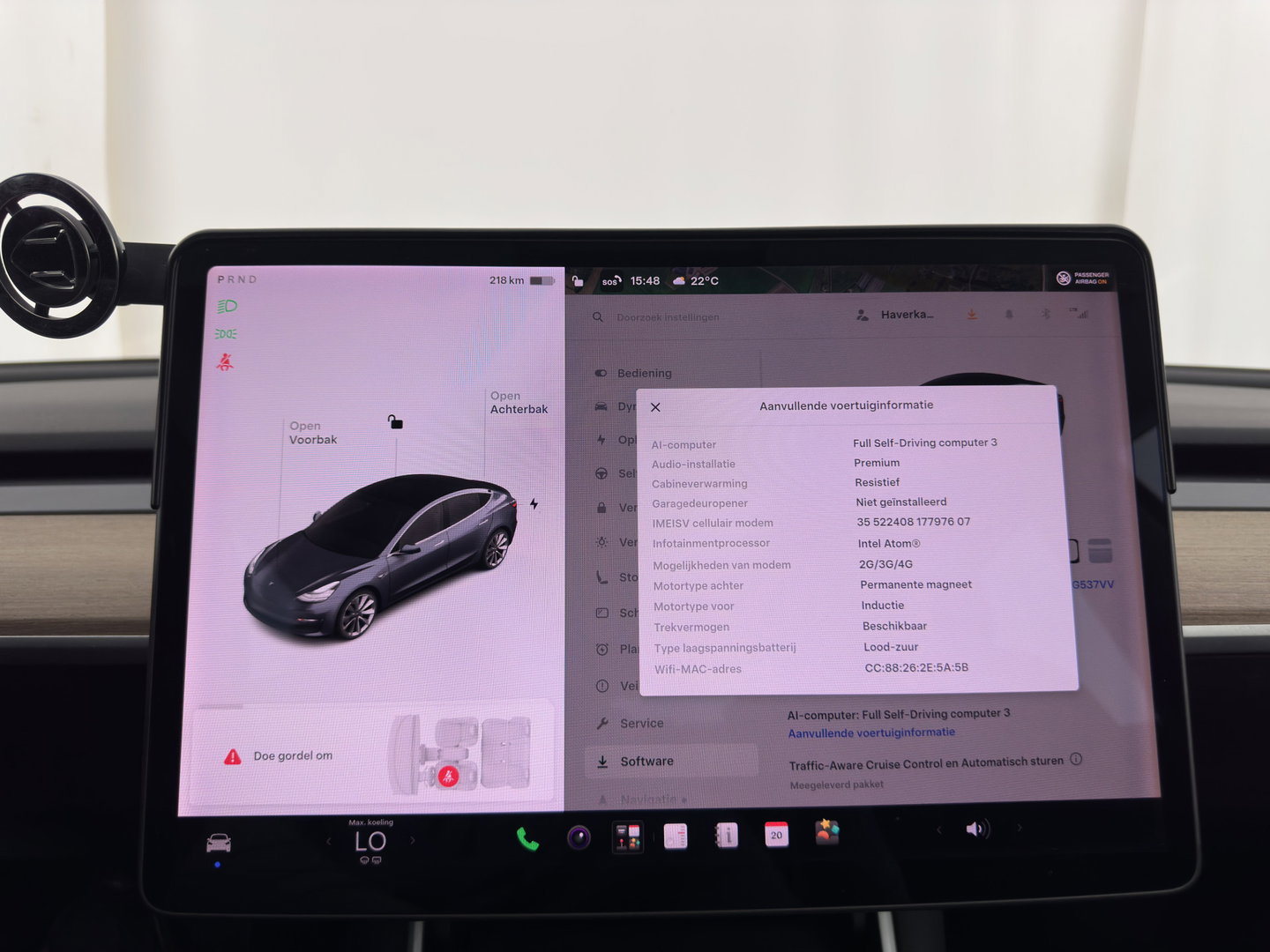 Tesla Model 3 Long Range AWD 75 kWh [3-Fase-11kW] (INCL-BTW) Aut. *PANO | AUTOPILOT | LEATHER | KEYLESS | FULL-LED | MEMORY-PACK | TOPVIEW | DAB | CARPLAY | DIGI-COCKPIT | LANE-ASSIST | HEATED-COMFORTSEATS | 19"ALU*