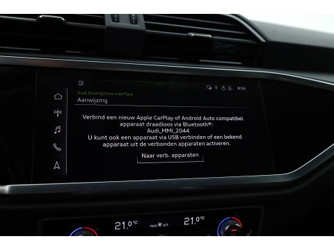 Audi Q3 Sportback 45 TFSI e S Line | Elek. Trekhaak | Camera | 20'' | Adapt. Cruise | NAV + CarPlay | Stoelverw. |
